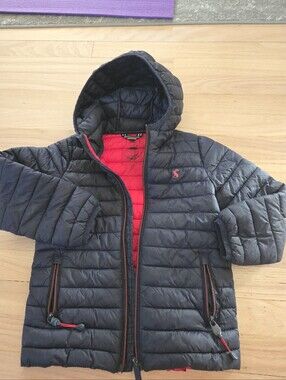 Joules Boys Hooded Puffer showerproof Jacket  size 6